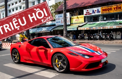 Triệu hồi Ferrari tại Việt Nam vì lỗi túi khí